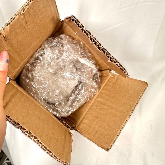 Yankee Candle Pumpkin Frosted Glass Tea-Light Wax Warmer Cottagecore Fall - Picture 2 of 8